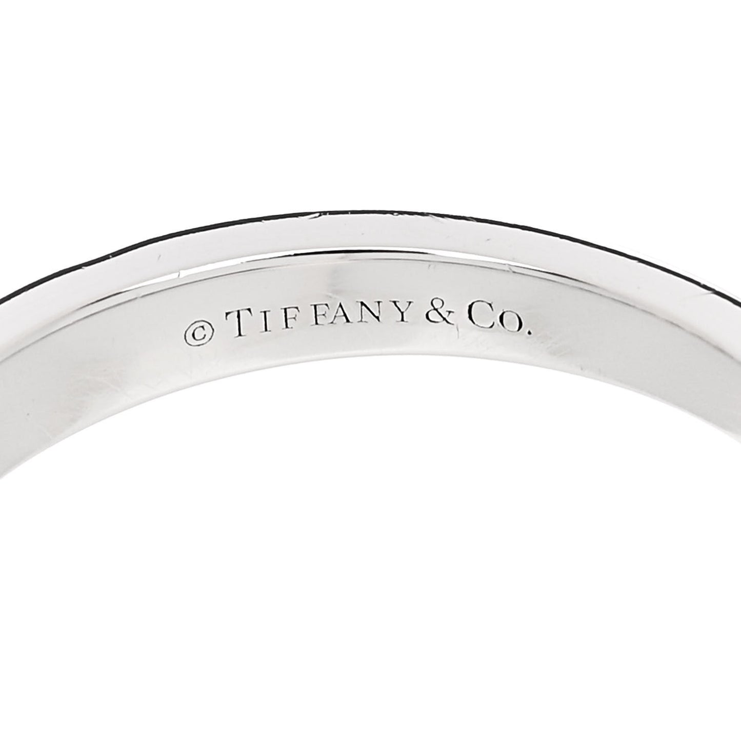 Platinum Diamond .91ctw 3.5mm Embrace Band Ring 56 7.5