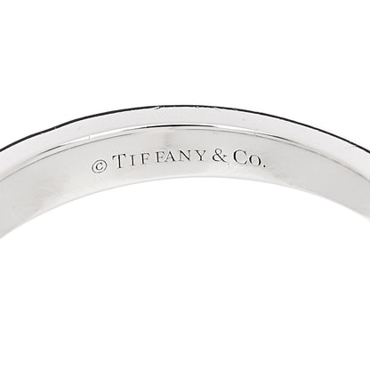 Tiffany Platinum Diamond .91ctw 3.5mm Embrace Band Ring 56 7.5 4 of 6