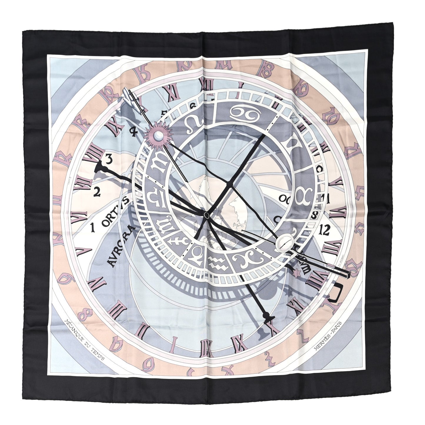 Silk Mecanique Du Temps Scarf 90