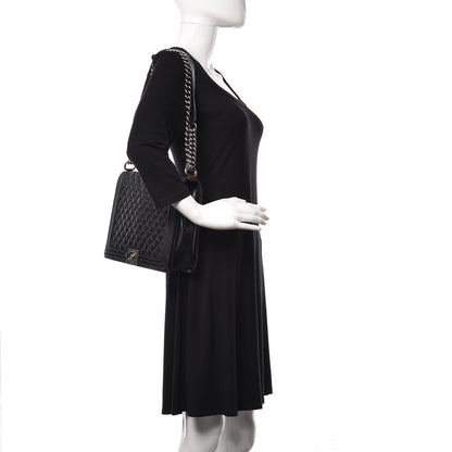 Chanel Calfskin Quilted Large Boy Flap Black 3 of 18