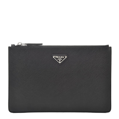 Prada Saffiano Portfolio Case Black 1 of 10