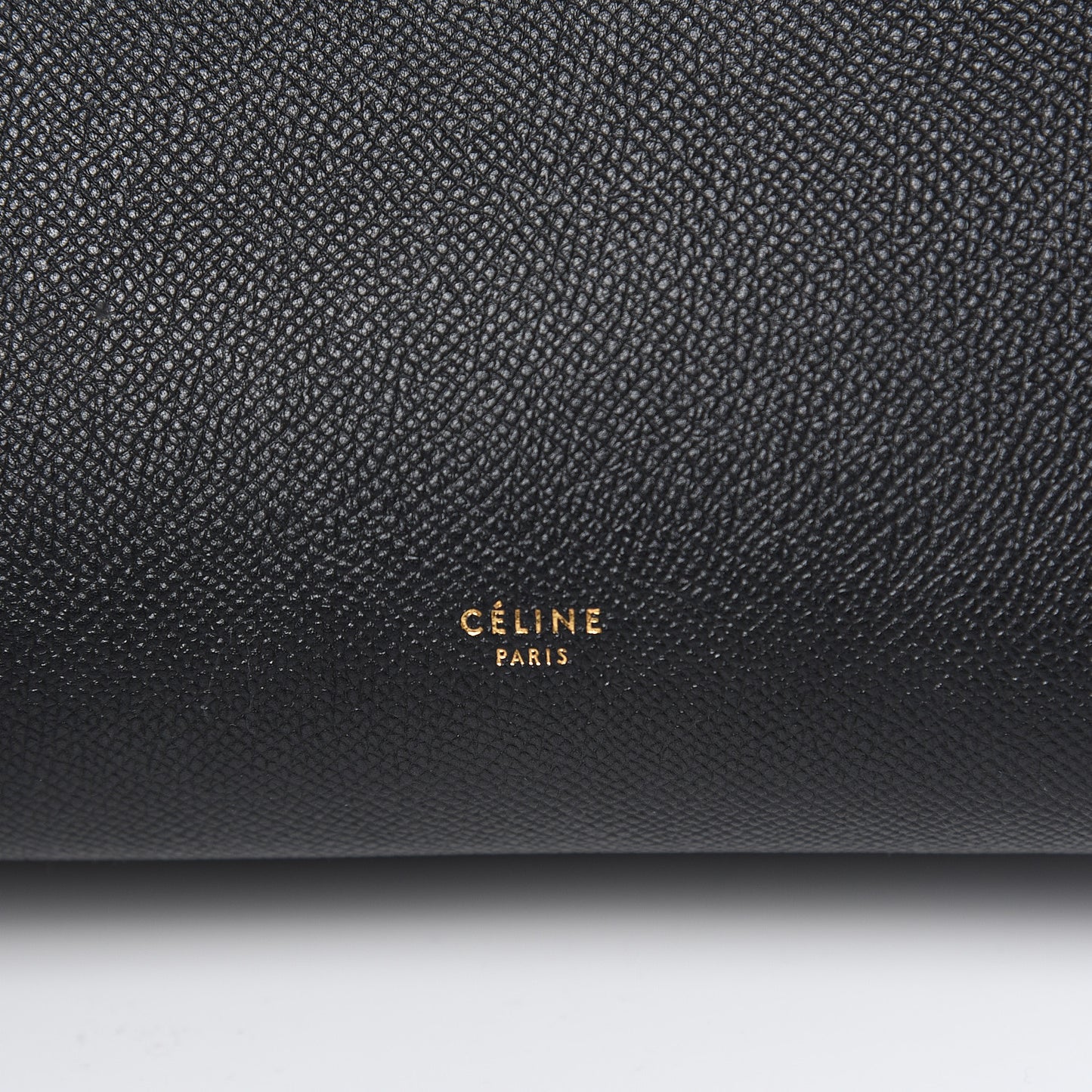 Grained Calfskin Micro Belt Bag Black