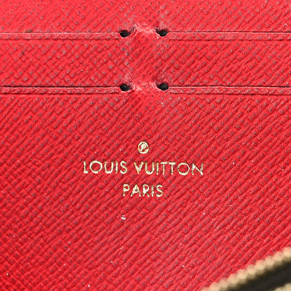 Louis Vuitton Damier Ebene Clemence Wallet Cherry 6 of 8