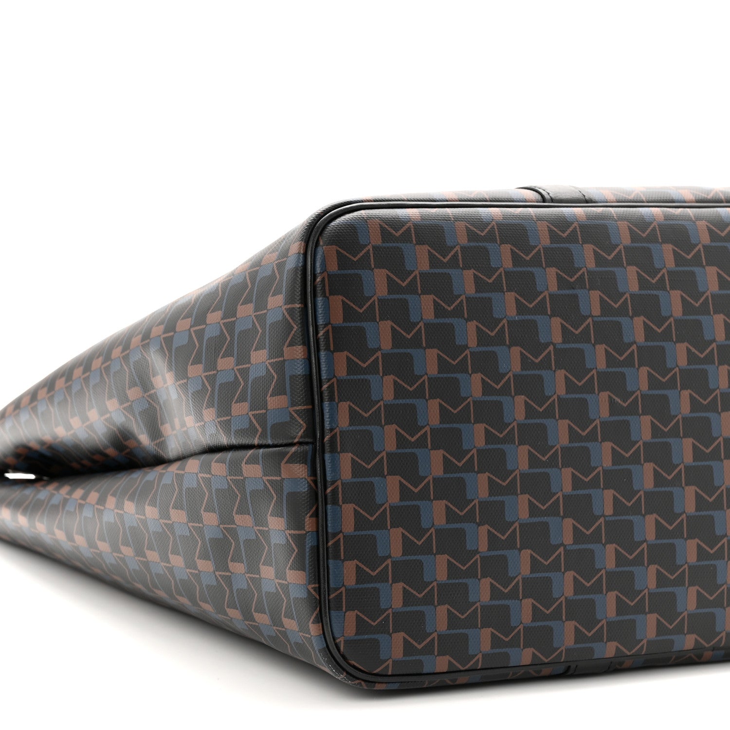 Moynat Toile Cabas 48H Maxi Monogram Black Blue 9 of 10