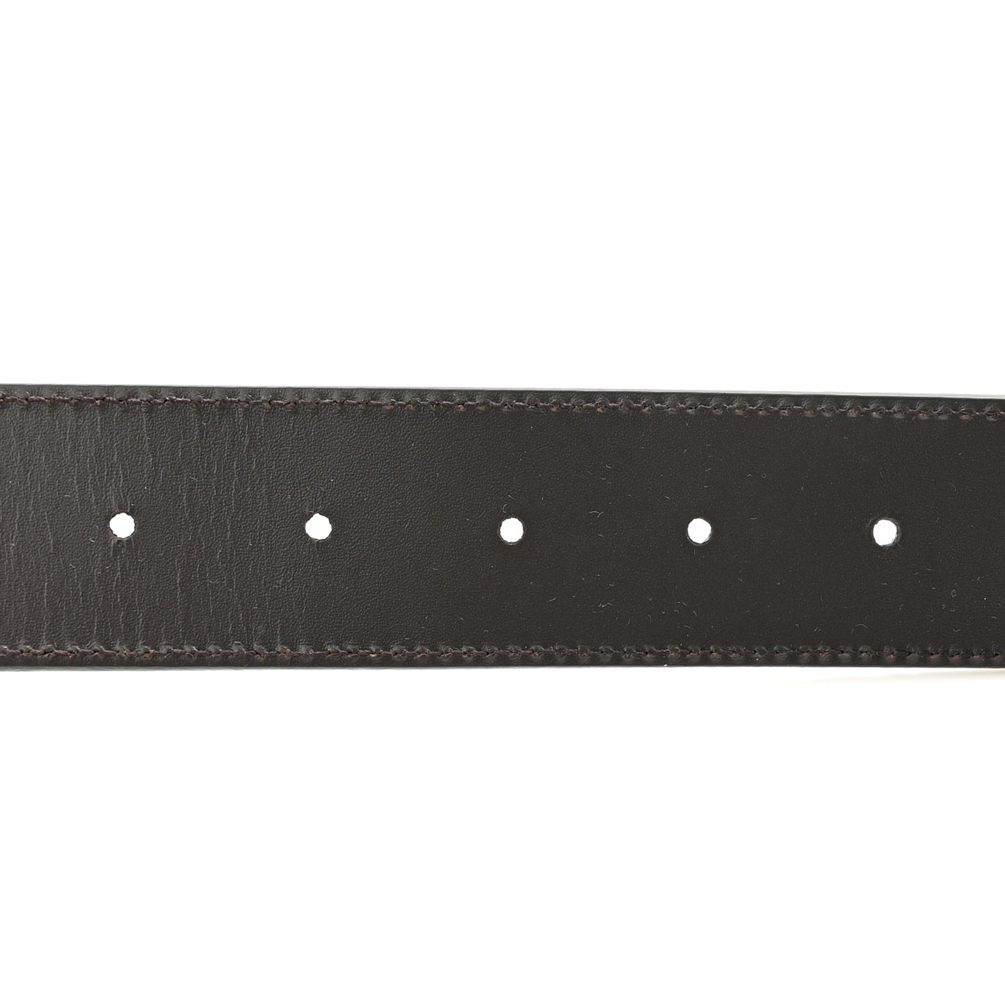Guccissima Signature Interlocking G Reversible 37mm Belt 100 40 Black Cocoa