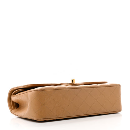 Chanel Caviar Quilted Medium Double Flap Beige 4 of 9