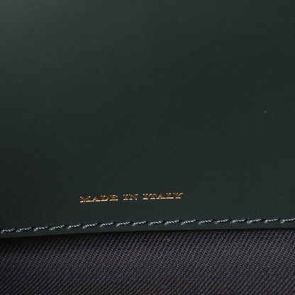 Burberry Canvas Vintage Check Printed Silk Washbag Dark Forest Green Burgundy 7 of 10