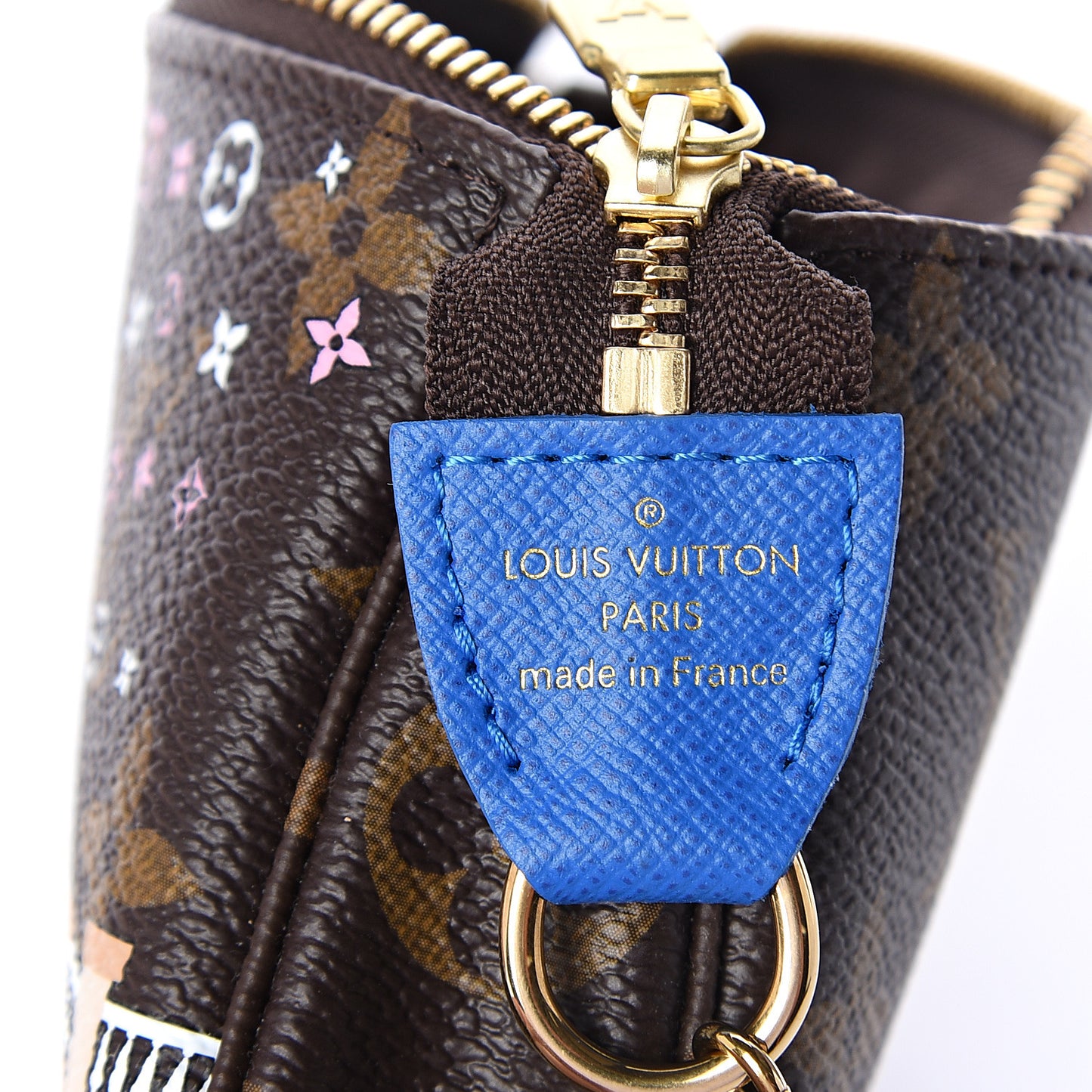 Monogram 2019 Christmas Animation Mini Venice Pochette Accessories Blue