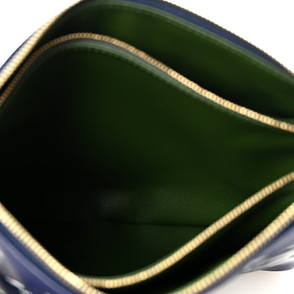 Louis Vuitton Lambskin Embossed Monogram Coussin PM Blue Green 5 of 11