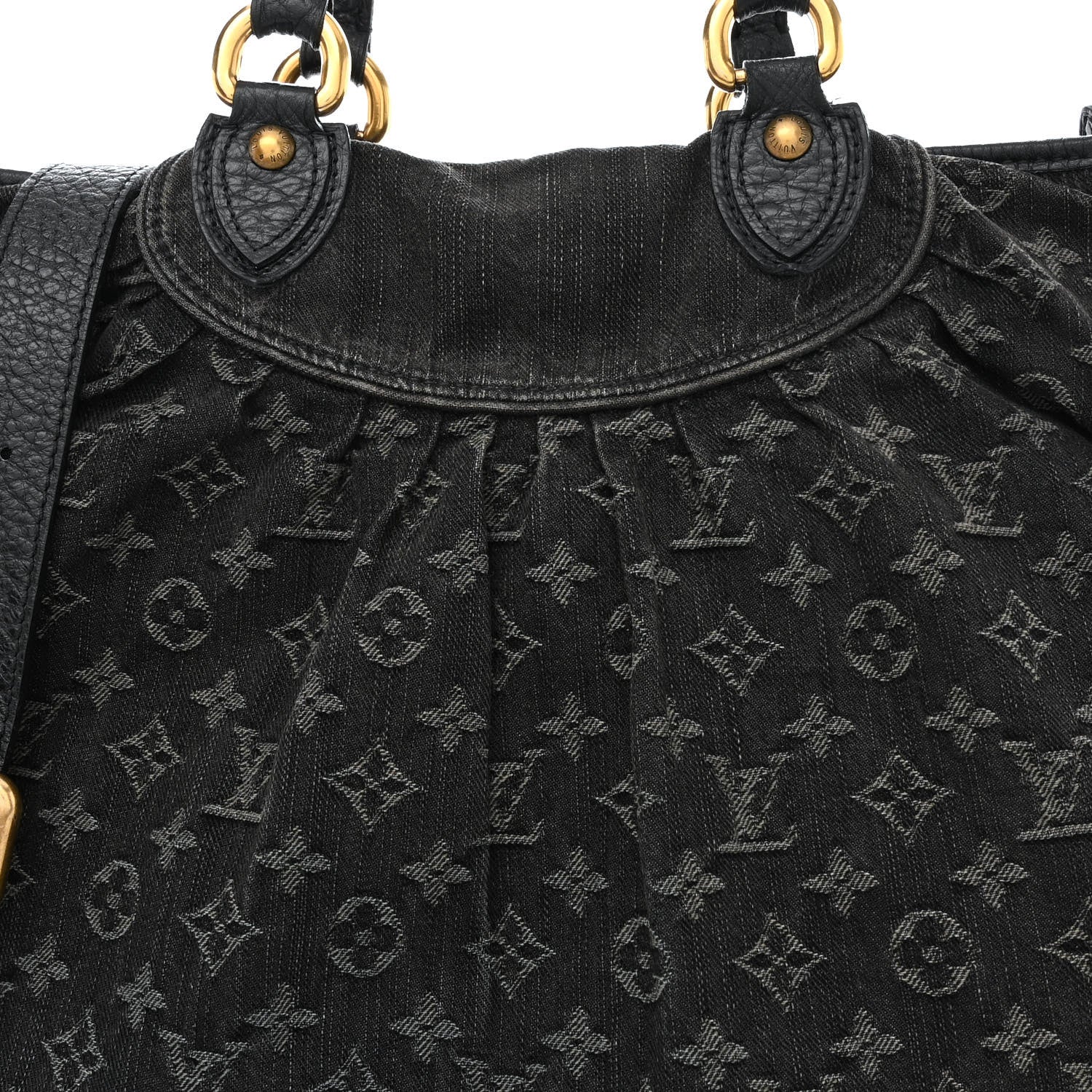 Louis Vuitton Denim Neo Cabby GM Black 8 of 10