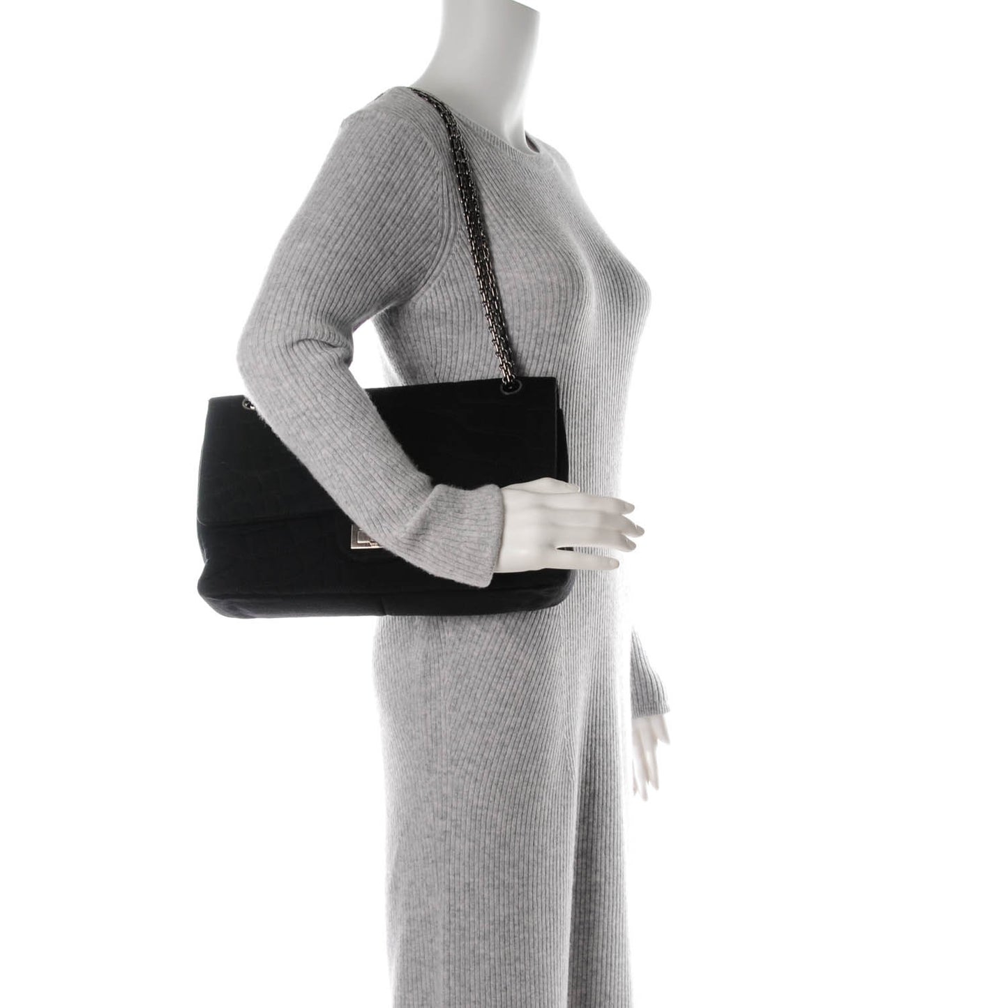 Jersey Coco's Croc 2.55 Reissue 227 Flap Black