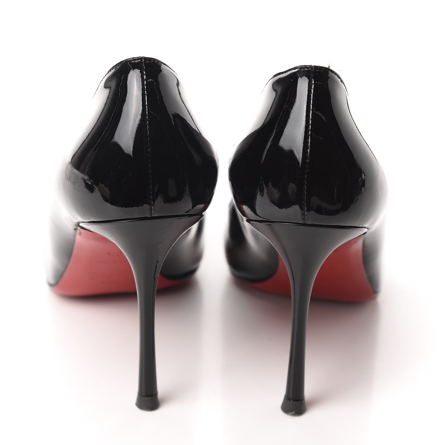 Christian Louboutin Patent Vinodo Bow 85 Pumps 40.5 Black 5 of 12