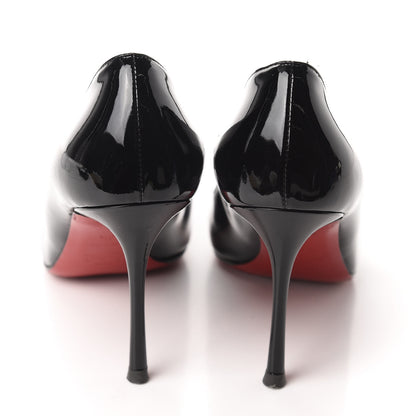 Christian Louboutin Patent Vinodo Bow 85 Pumps 40.5 Black 5 of 12