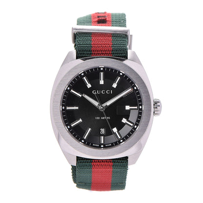 Gucci Stainless Steel Nylon 41mm GG2570 Quartz Watch Black 1 of 6