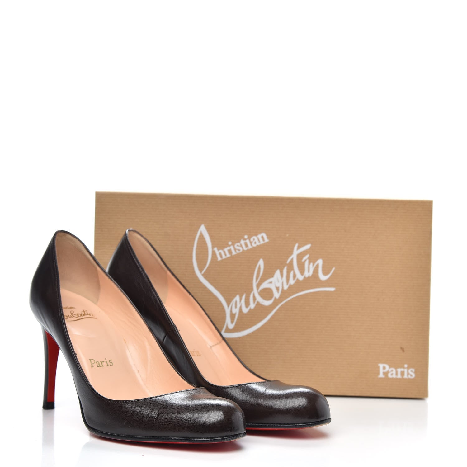 Christian Louboutin Shiny Nappa Simple 85 Pumps 36.5 Brown 12 of 12