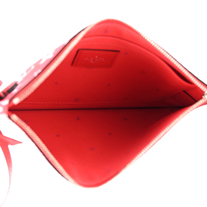 Louis Vuitton Monogram Escale Neverfull MM GM Pochette Rouge 5 of 6