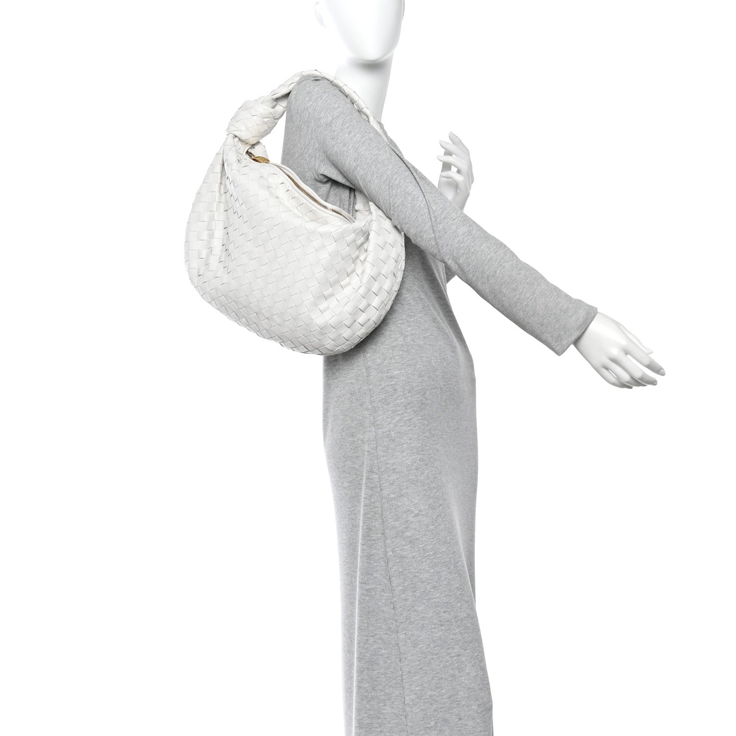 Bottega Veneta Nappa Intrecciato Small Jodie Hobo White 2 of 13
