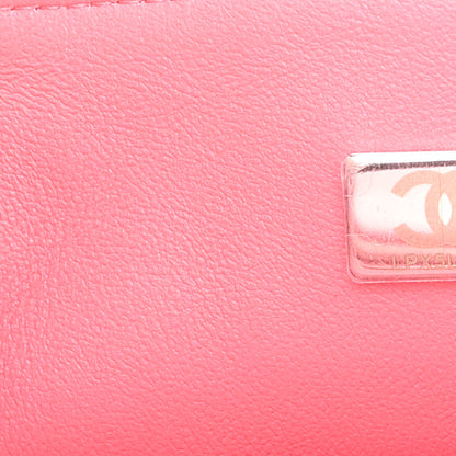 Chanel Lambskin Quilted Mini Rectangular Flap Pink 7 of 10