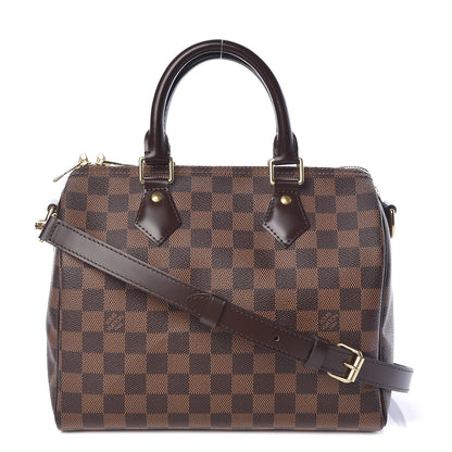 Louis Vuitton Damier Ebene Speedy Bandouliere 25 1 of 10