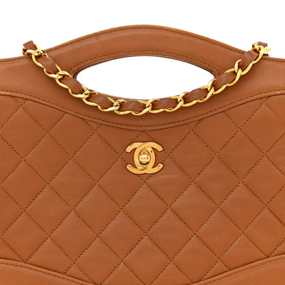 Chanel Lambskin Quilted Mini 31 Shopping Bag Brown 8 of 21