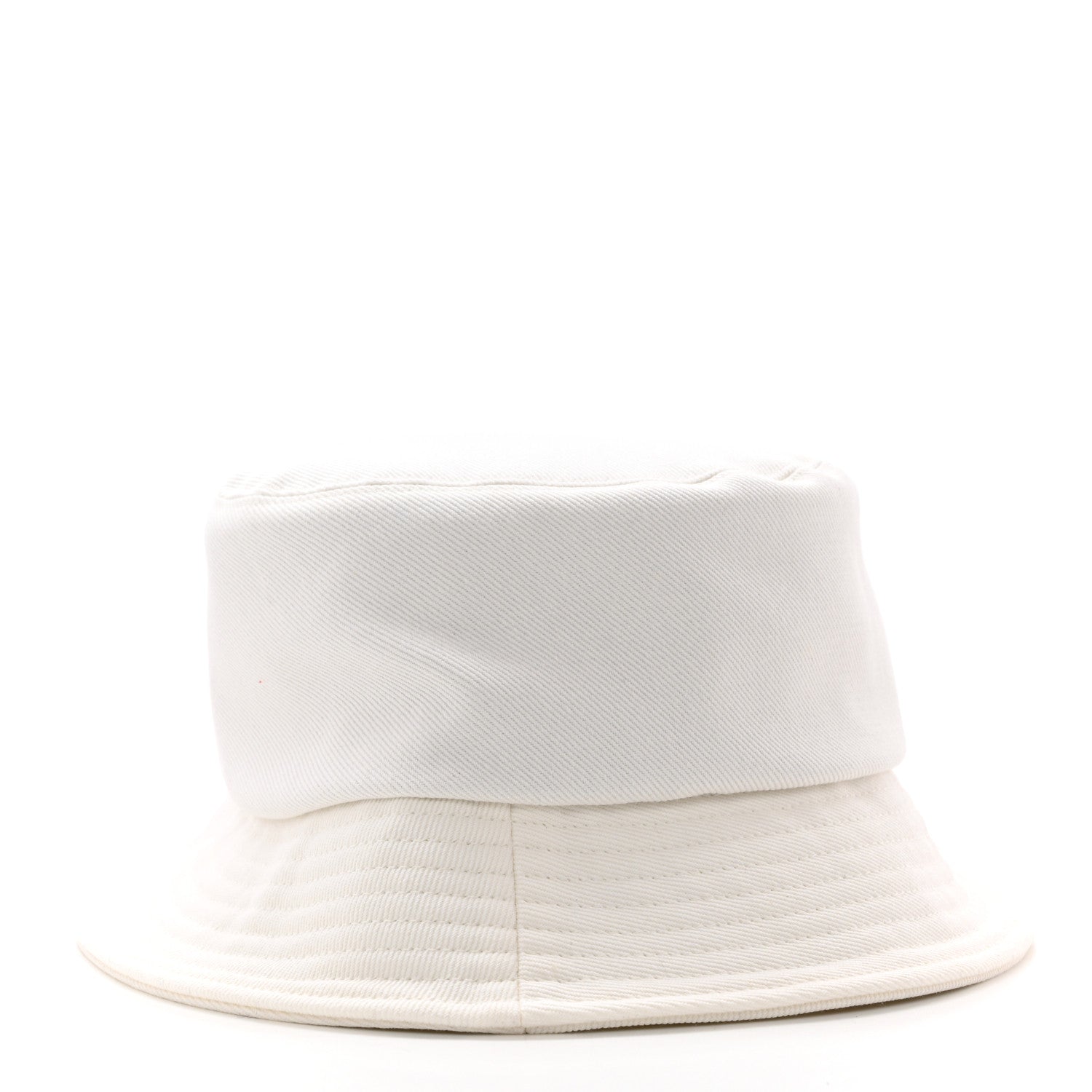 Chanel Fabric Logo Bucket Hat S White 5 of 8
