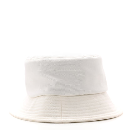 Chanel Fabric Logo Bucket Hat S White 5 of 8