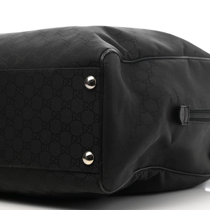 Gucci Nylon Monogram Large Duffle Bag Black 9 of 9