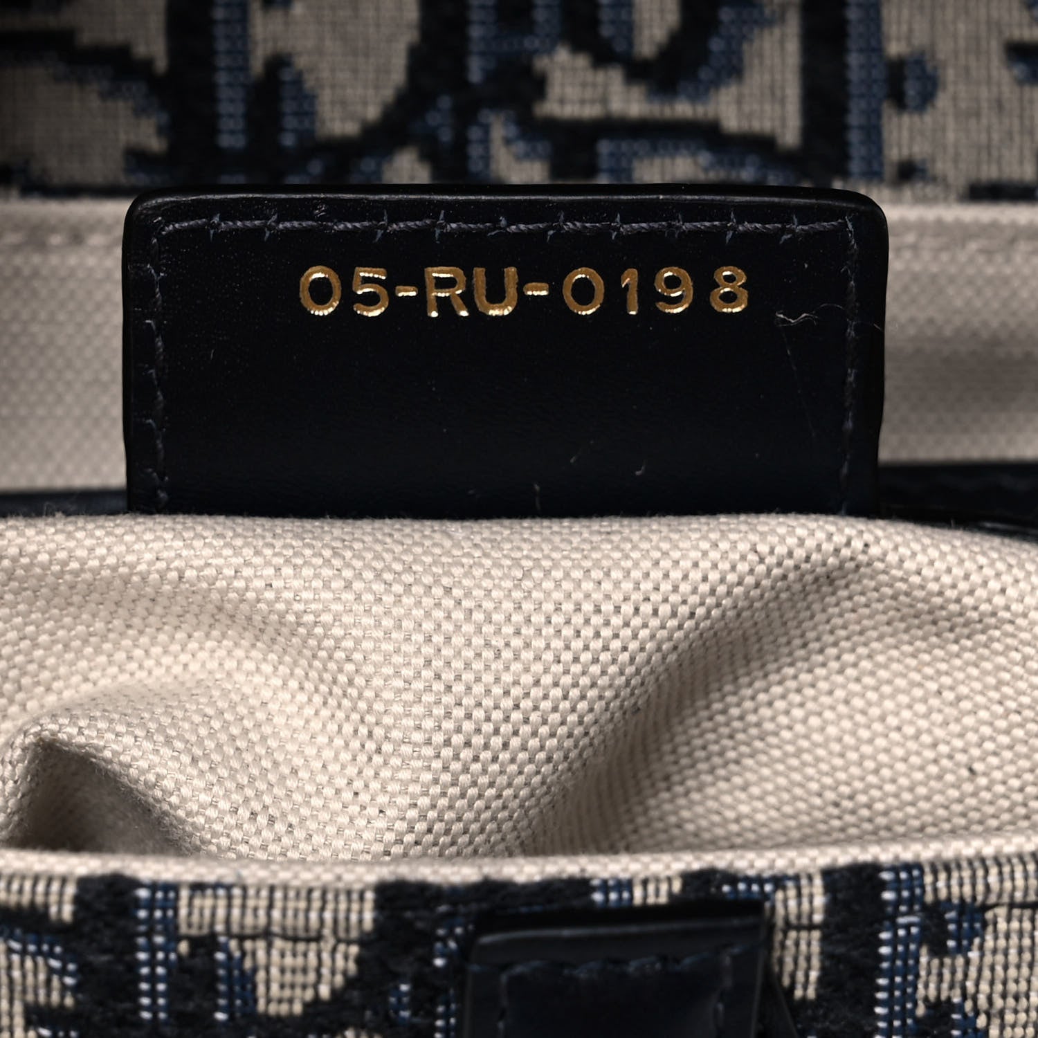 Christian Dior Oblique Saddle Bag Blue 7 of 9