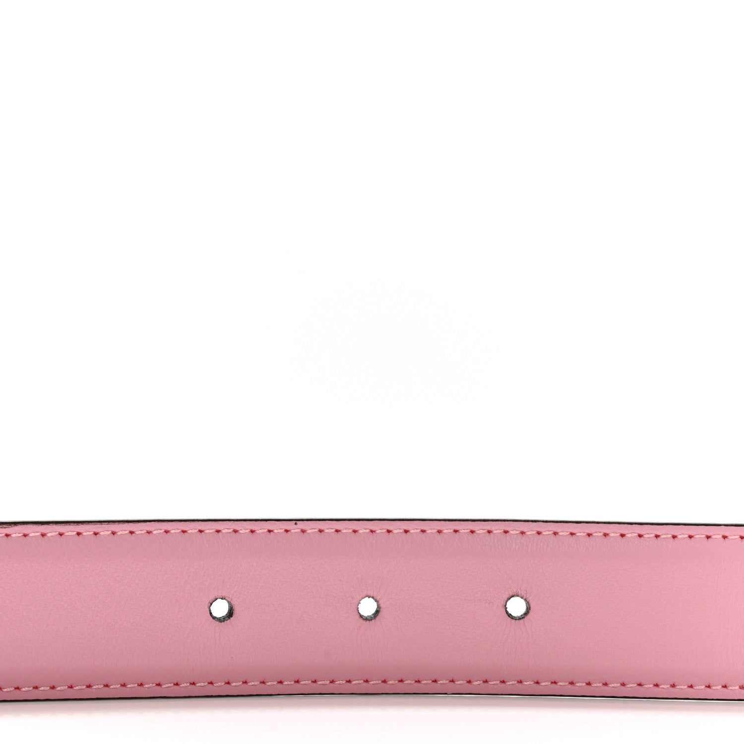 Gucci Plutone Calfskin Enamel Crystal Square G Snake 30mm Belt 80 32 Sugar Pink 3 of 6
