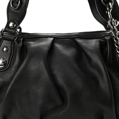 Gucci Calfskin Medium Icon Bit Boston Black 7 of 9