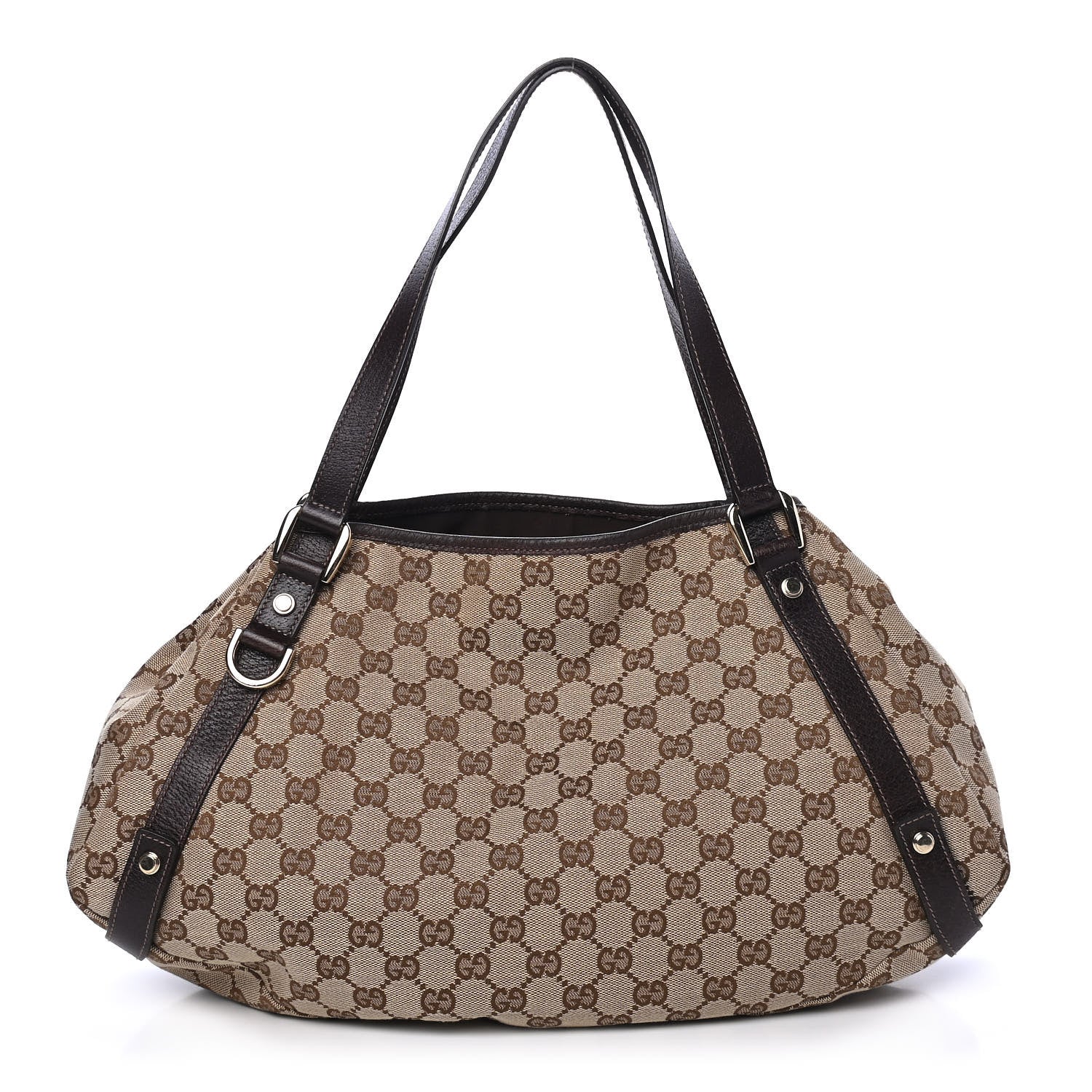 Gucci Monogram Medium Abbey Shoulder Bag Dark Brown 1 of 4