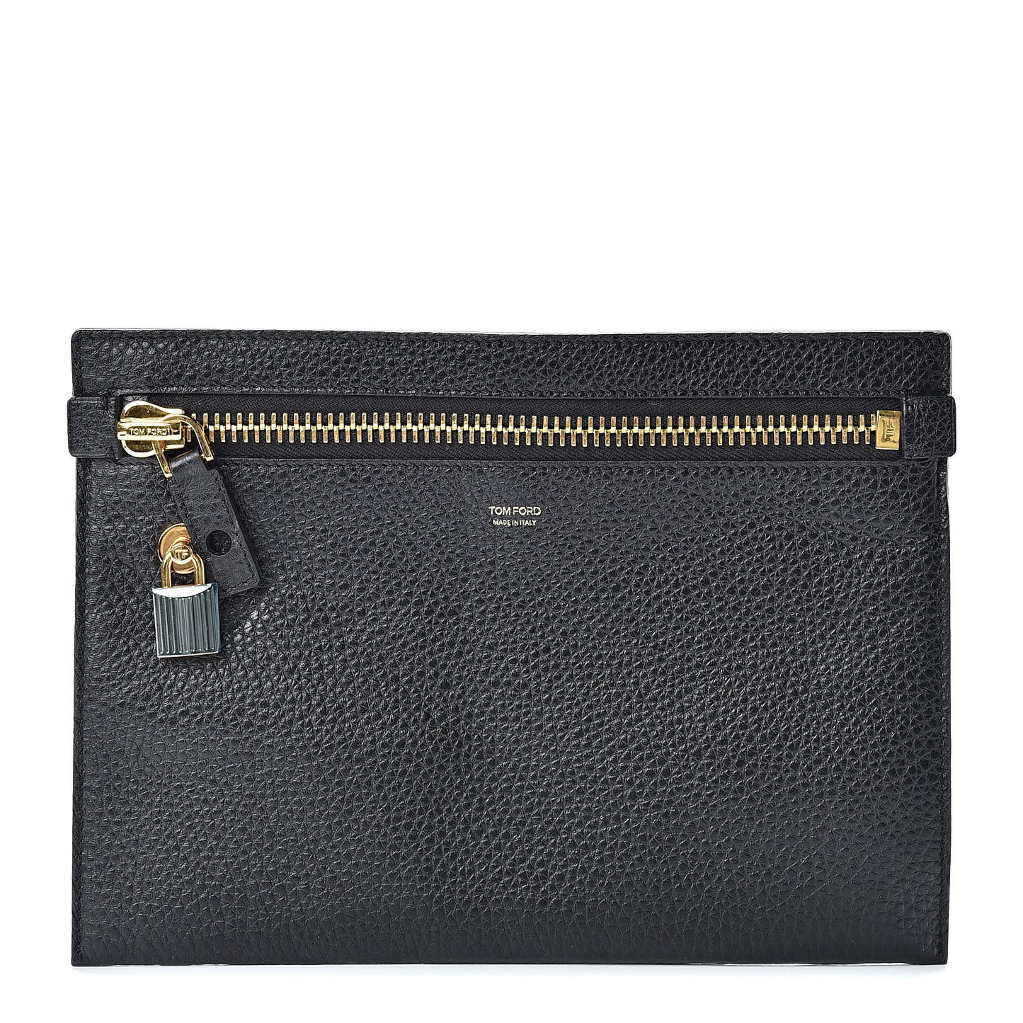 Calfskin Alix Clutch Black