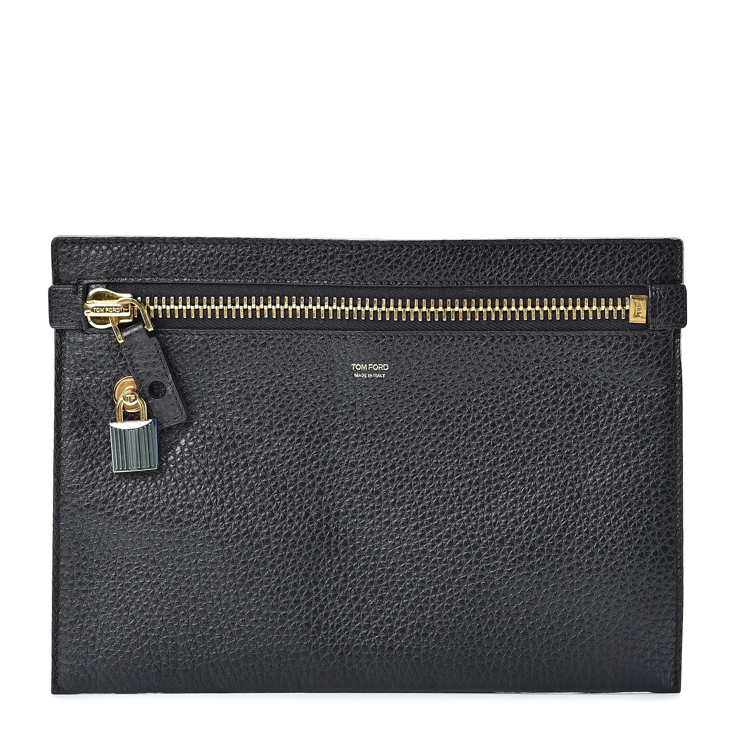 Tom Ford Calfskin Alix Clutch Black 1 of 7