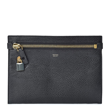 Tom Ford Calfskin Alix Clutch Black 1 of 7