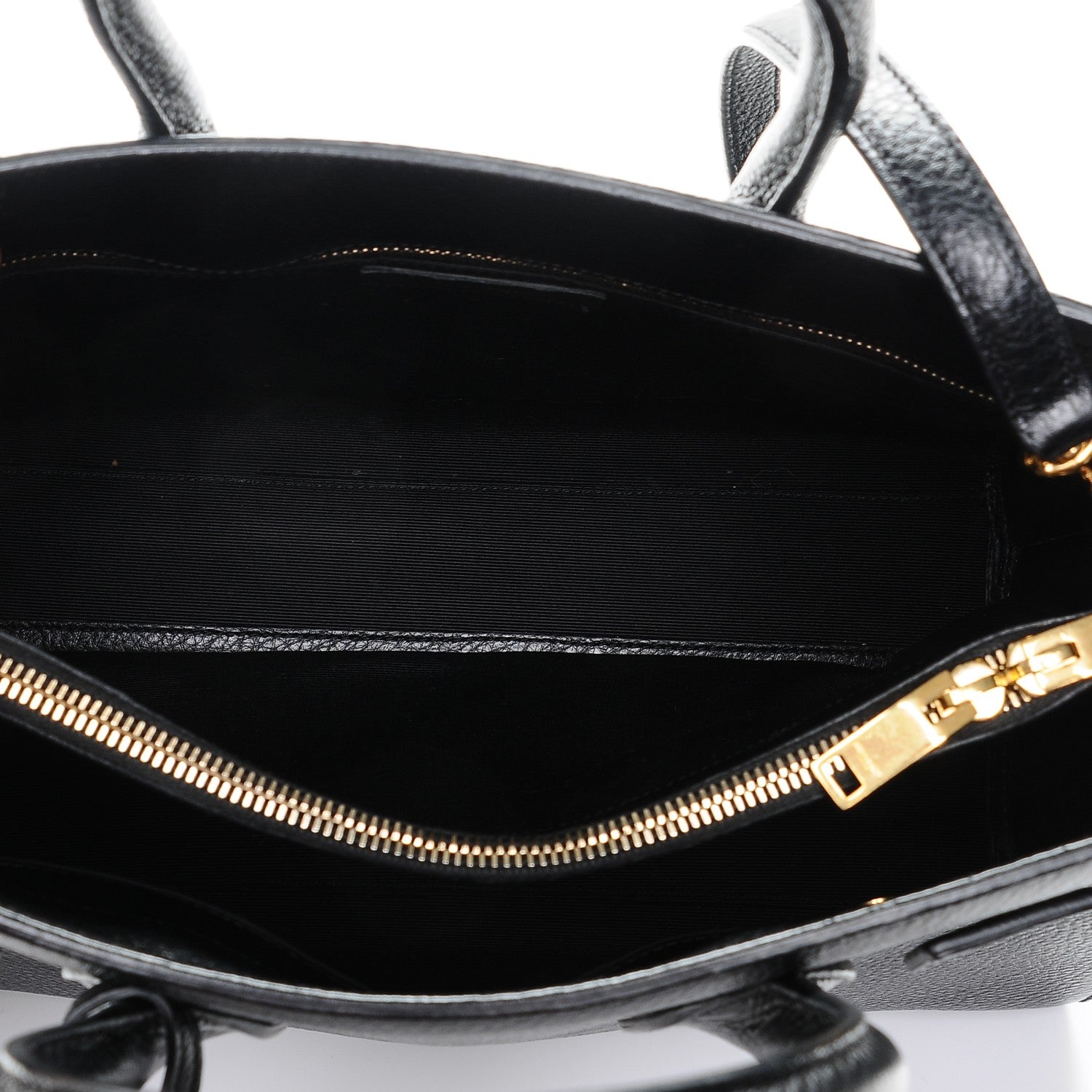 Saint Laurent Grained Calfskin Small Sac De Jour Black 5 of 6