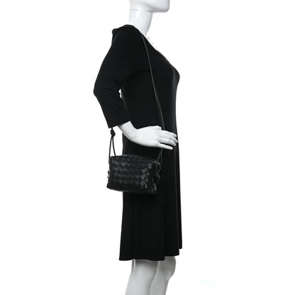 Bottega Veneta Nappa Intrecciato Mini Loop Camera Bag Black 2 of 8