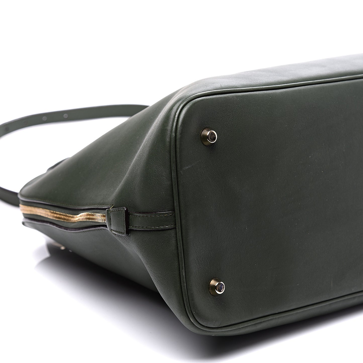 Calfskin Diorissimo Dome Dark Green