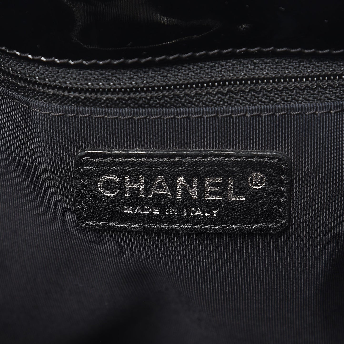 Patent Quilted Grand Shopping Tote GST Black