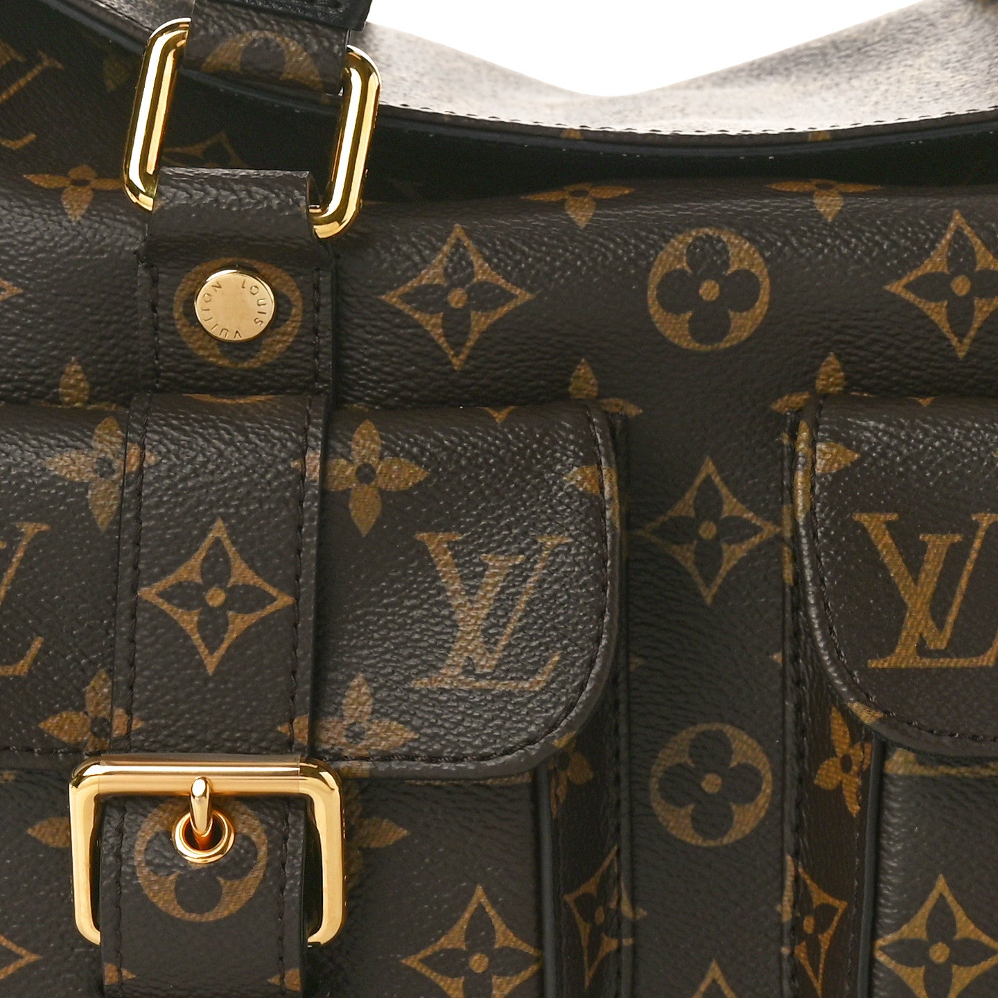 Louis Vuitton Monogram Manhattan NM Black 7 of 9