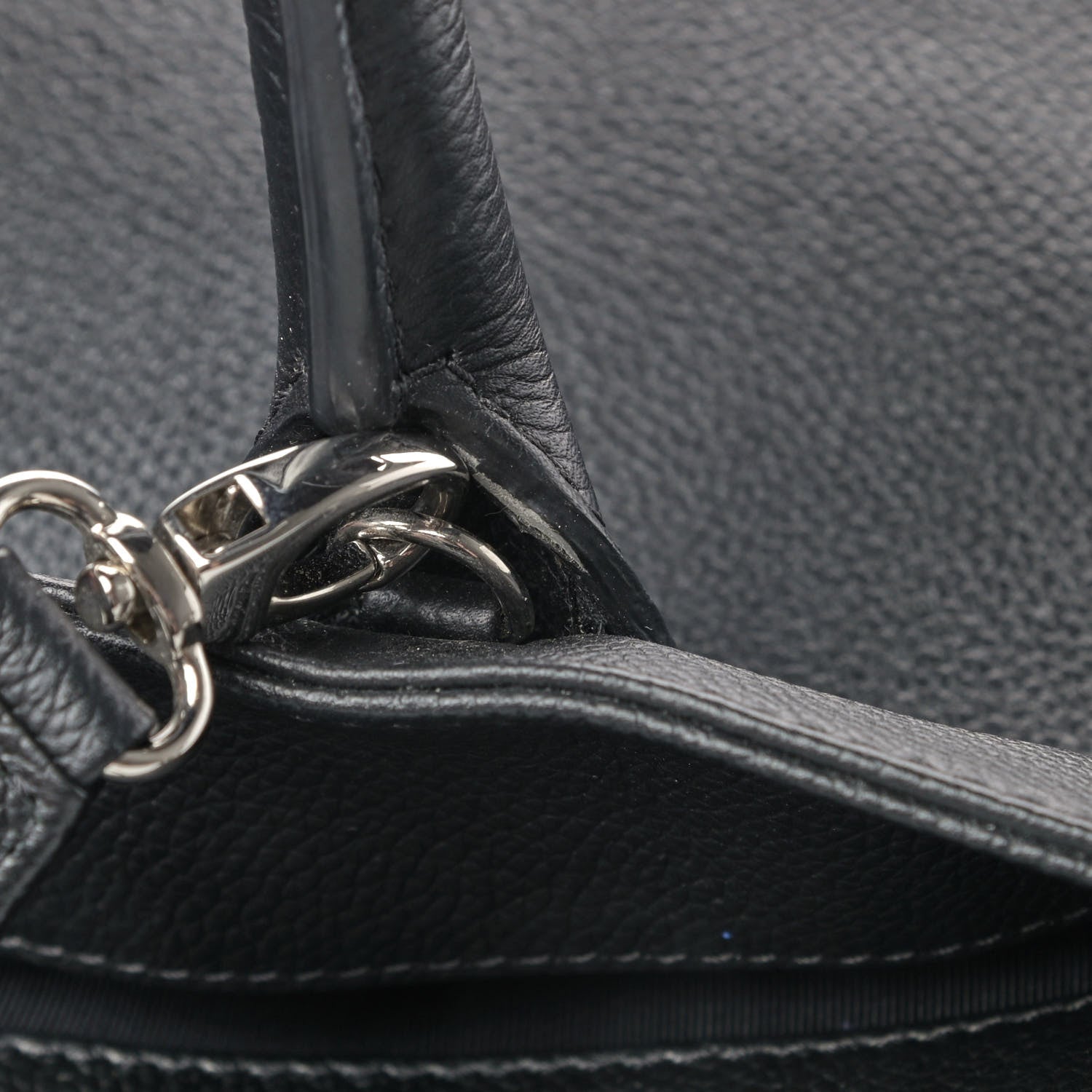 Chanel Calfskin Cerf Executive Shopper Tote Black 6 of 6