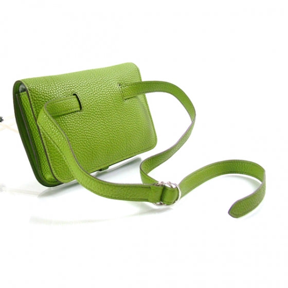 Chevre Mysore Wallet Belt Vert Anis