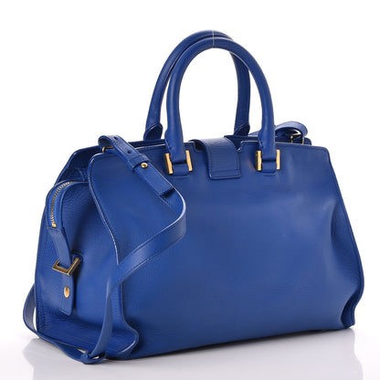 Saint Laurent Calfskin Small Classic Y Cabas Royal Blue 3 of 7