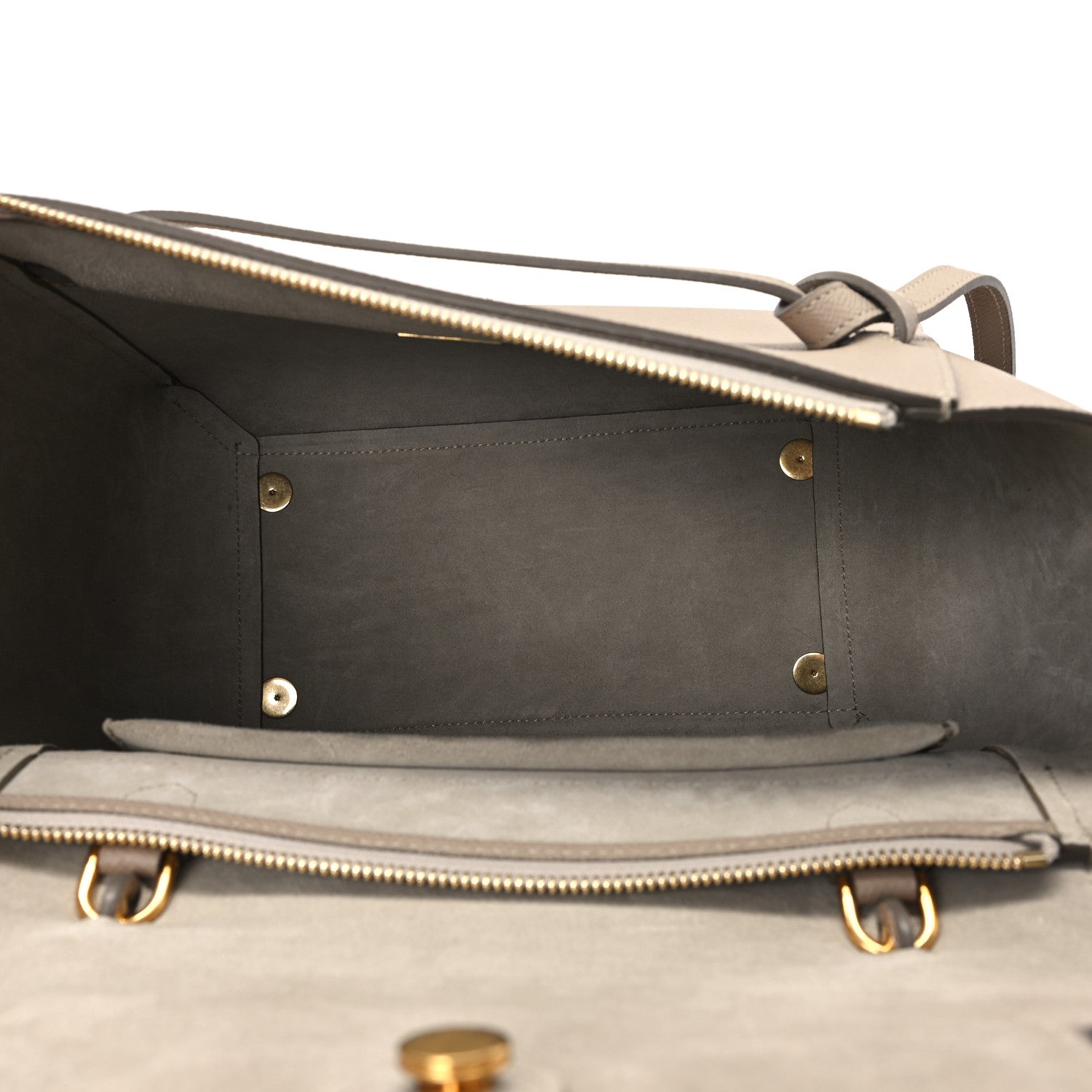 Celine Grained Calfskin Mini Belt Bag Light Taupe 5 of 11