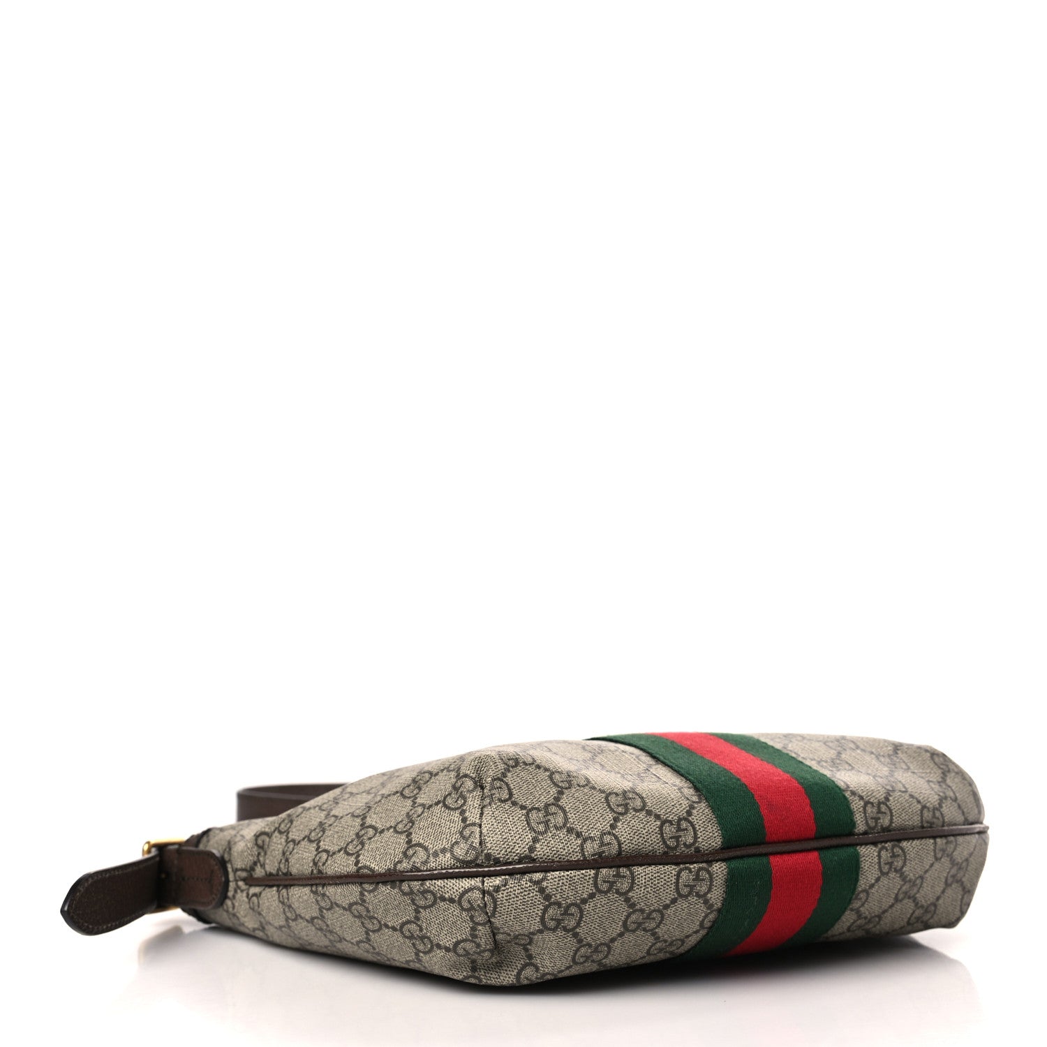 Gucci GG Supreme Monogram Web Small Ophidia Half Moon Hobo Brown 4 of 10