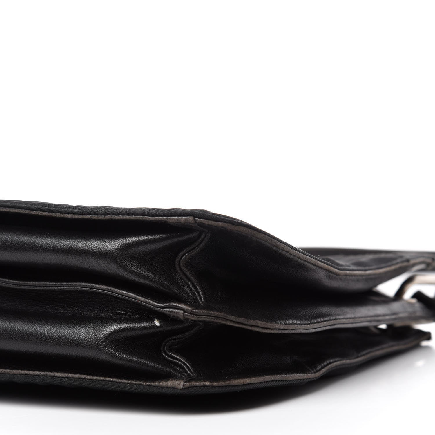 Prada Tessuto Nylon Shoulder Bag Black 7 of 10