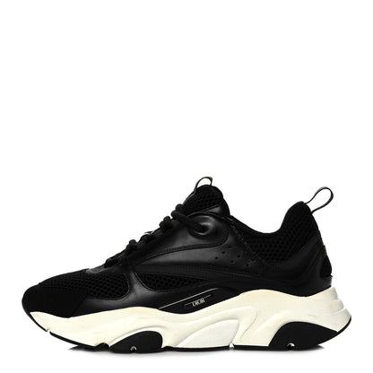 Christian Dior Technical Mesh Calfskin Mens B22 Sneakers 43 Black 1 of 14