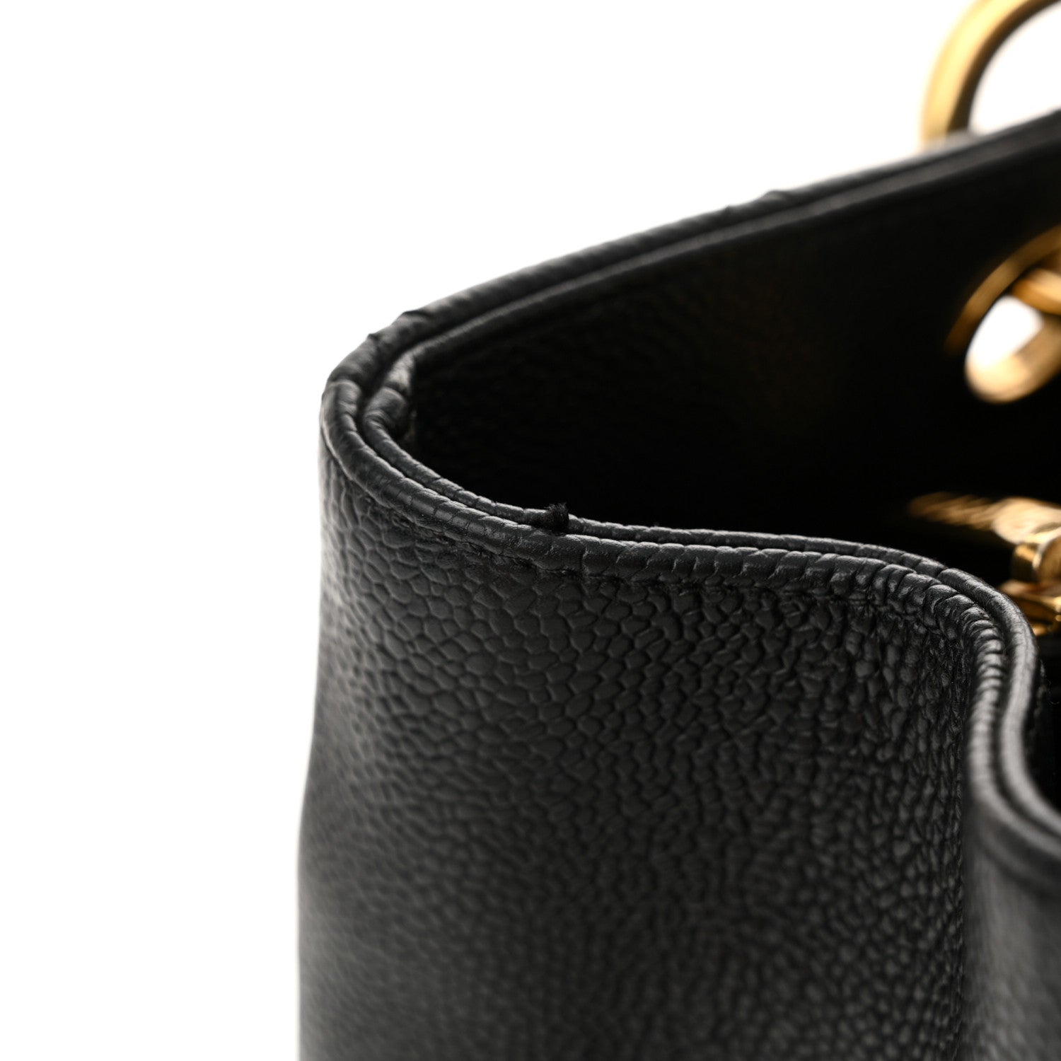 Chanel Caviar Quilted Grand Shopping Tote GST Black 13 of 14