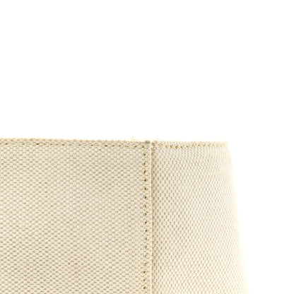 Bottega Veneta Canvas Intrecciato Large Arco Tote Beige Black 20 of 21