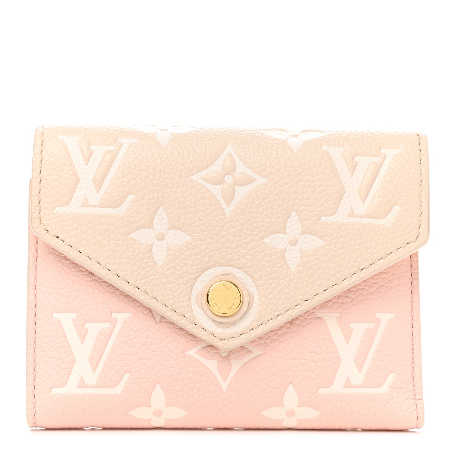 Empreinte Monogram Spring In The City Victorine Wallet Pink Beige Yellow