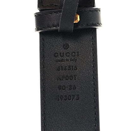 Gucci Calfskin Double G 30mm Belt 90 36 Black 5 of 5